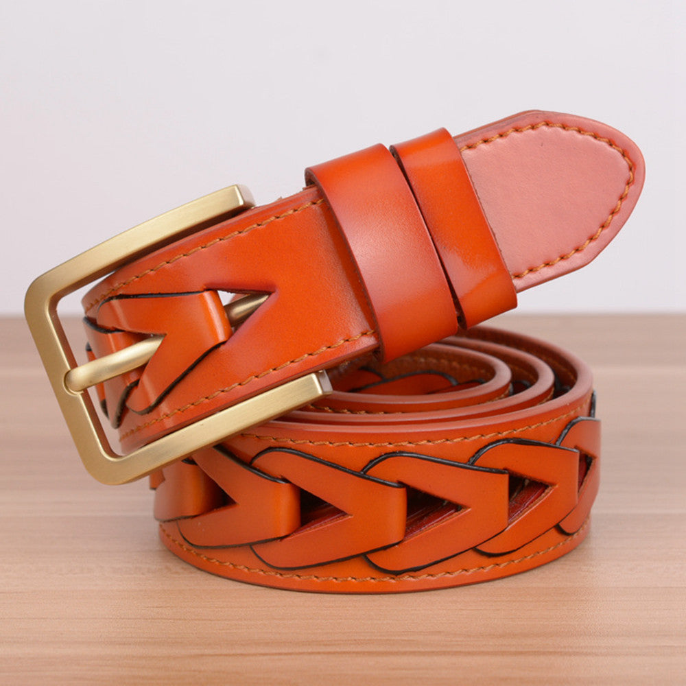 Men Chained Style Leather Belt - FanFreakz