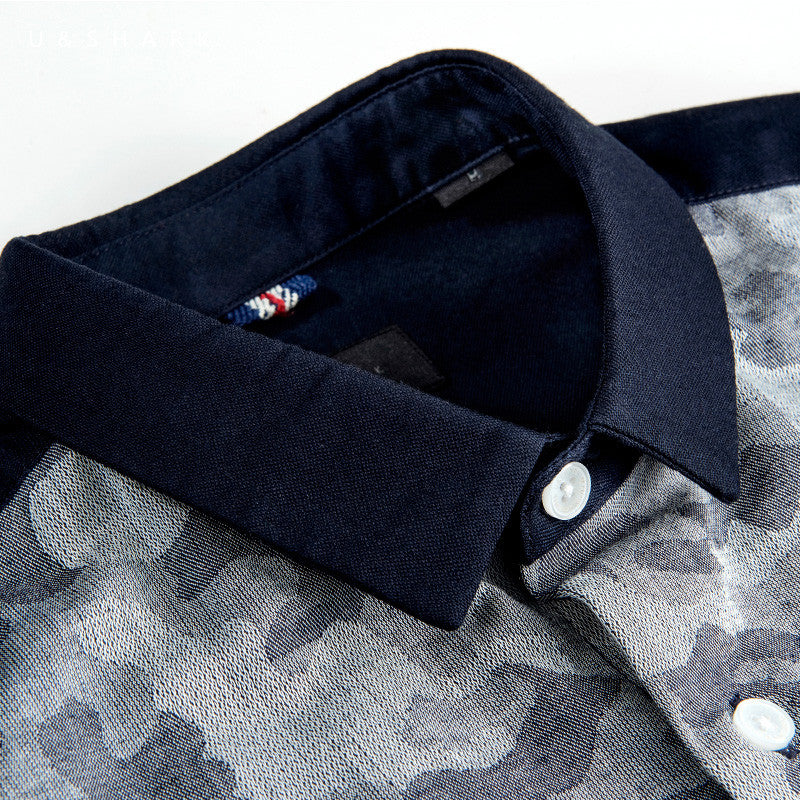 British Style Long Sleeve Camouflage Men Shirt - FanFreakz