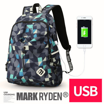 MR Daily Multifunction Waterproof Nylon Daysack Backpack with USB Charging - FanFreakz