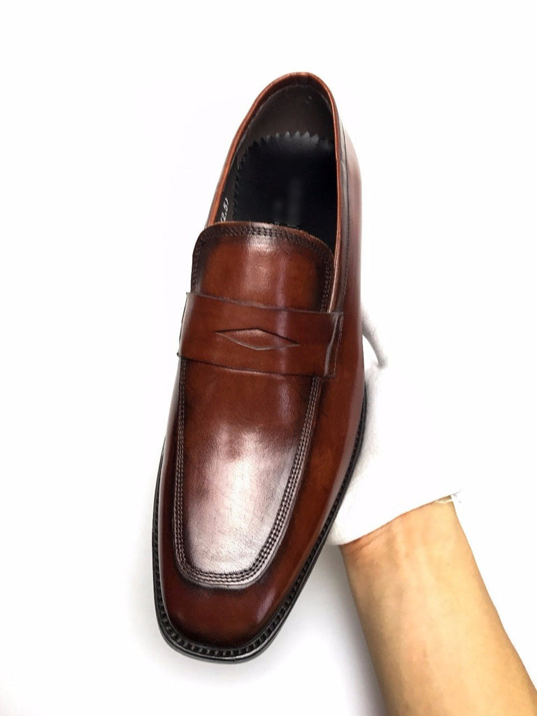 Conservative Italian Men Business Semi Formal Loafer Shoes - FanFreakz