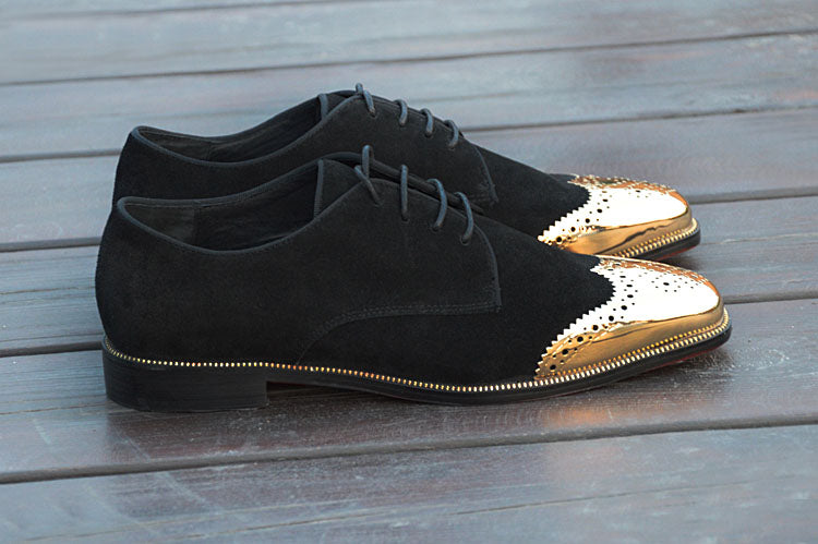 Shoes with gold toe Clearance