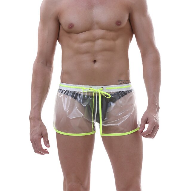 Transparent Solid Linings Style Shorts