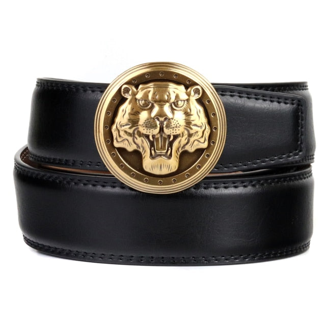 Tiger Golden Buckle Luxury Belt – FanFreakz