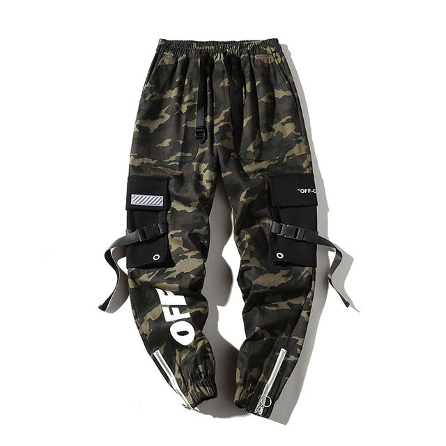 Camouflage Cotton Cargo with Patched Pocket Style Men Streetwear Pant - FanFreakz