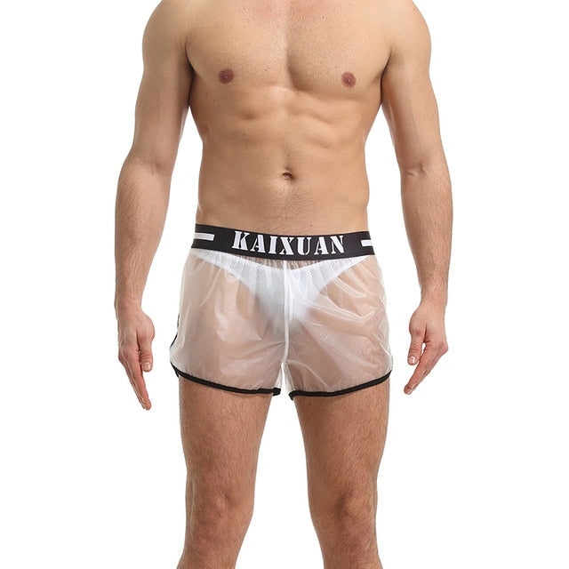 Transparent Solid Linings Style Shorts