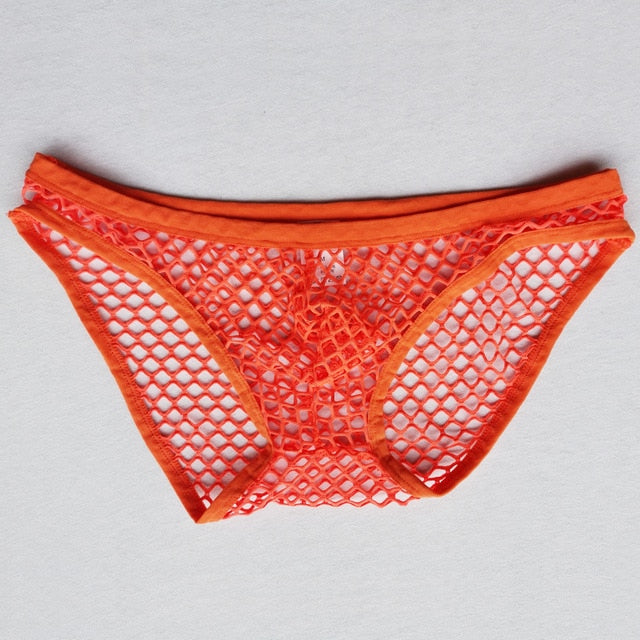 Knitted Net Design Brief Underwear